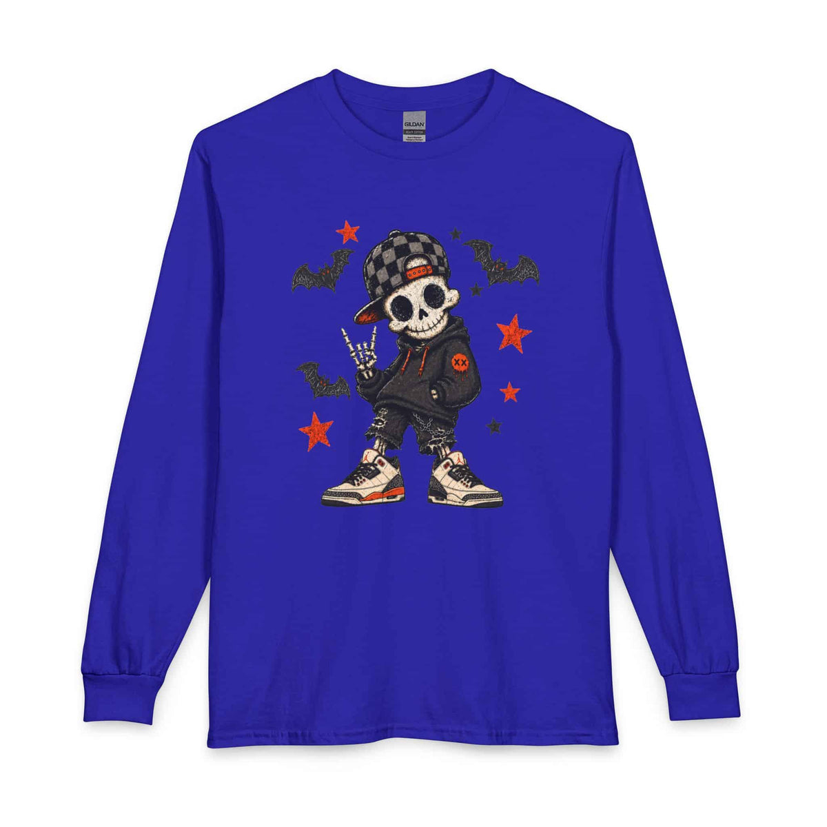 Boy Skeleton Halloween Long Sleeve T-Shirt image 12