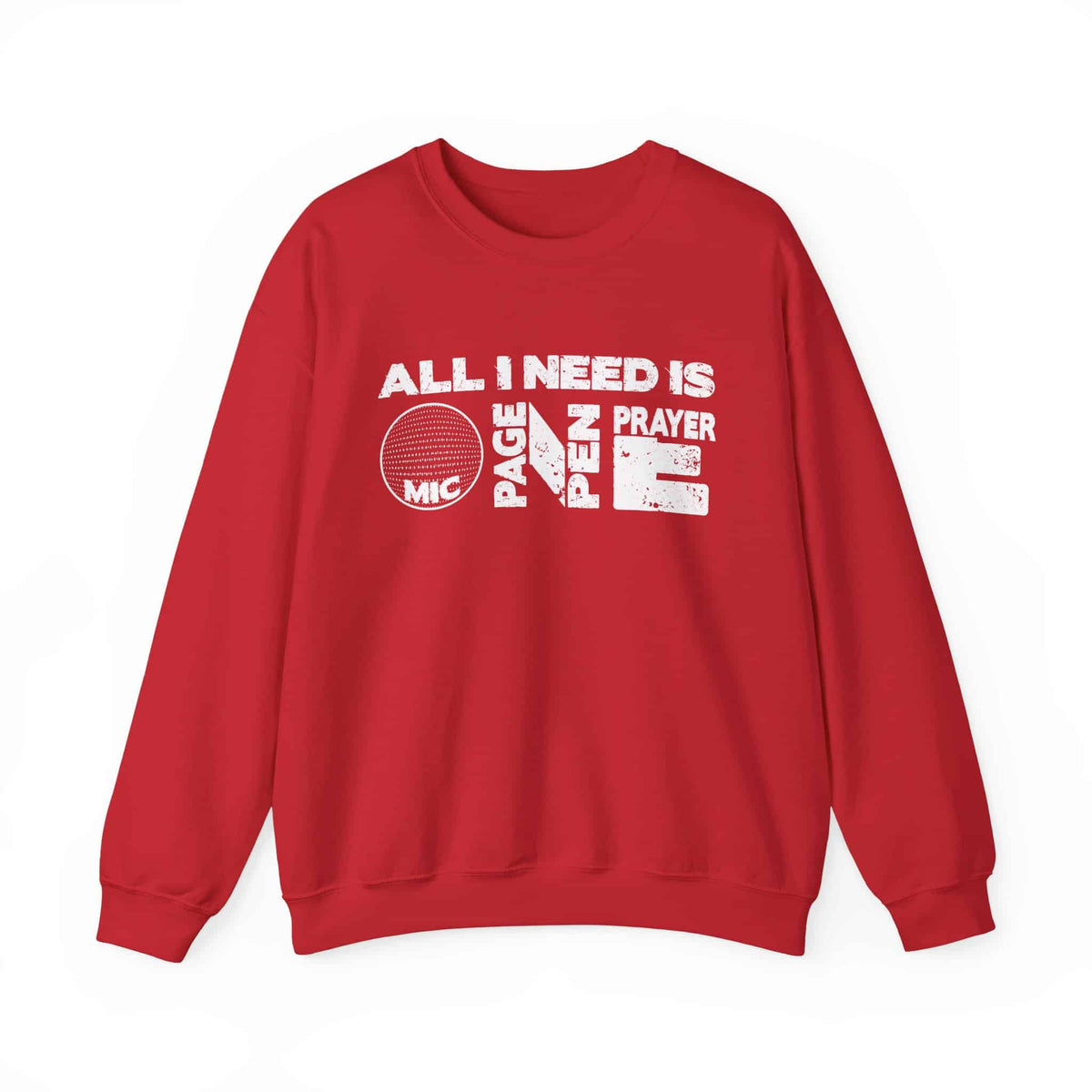 ALL_I_NEED_IS Crewneck Sweatshirt image