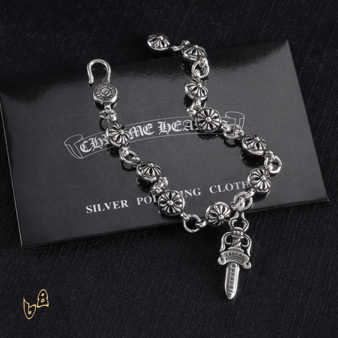 CH Cross Flower Ball Bracelet  - CH0072 image 2