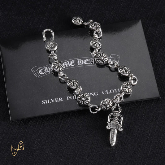 CH Cross Flower Ball Bracelet  - CH0072 image 2