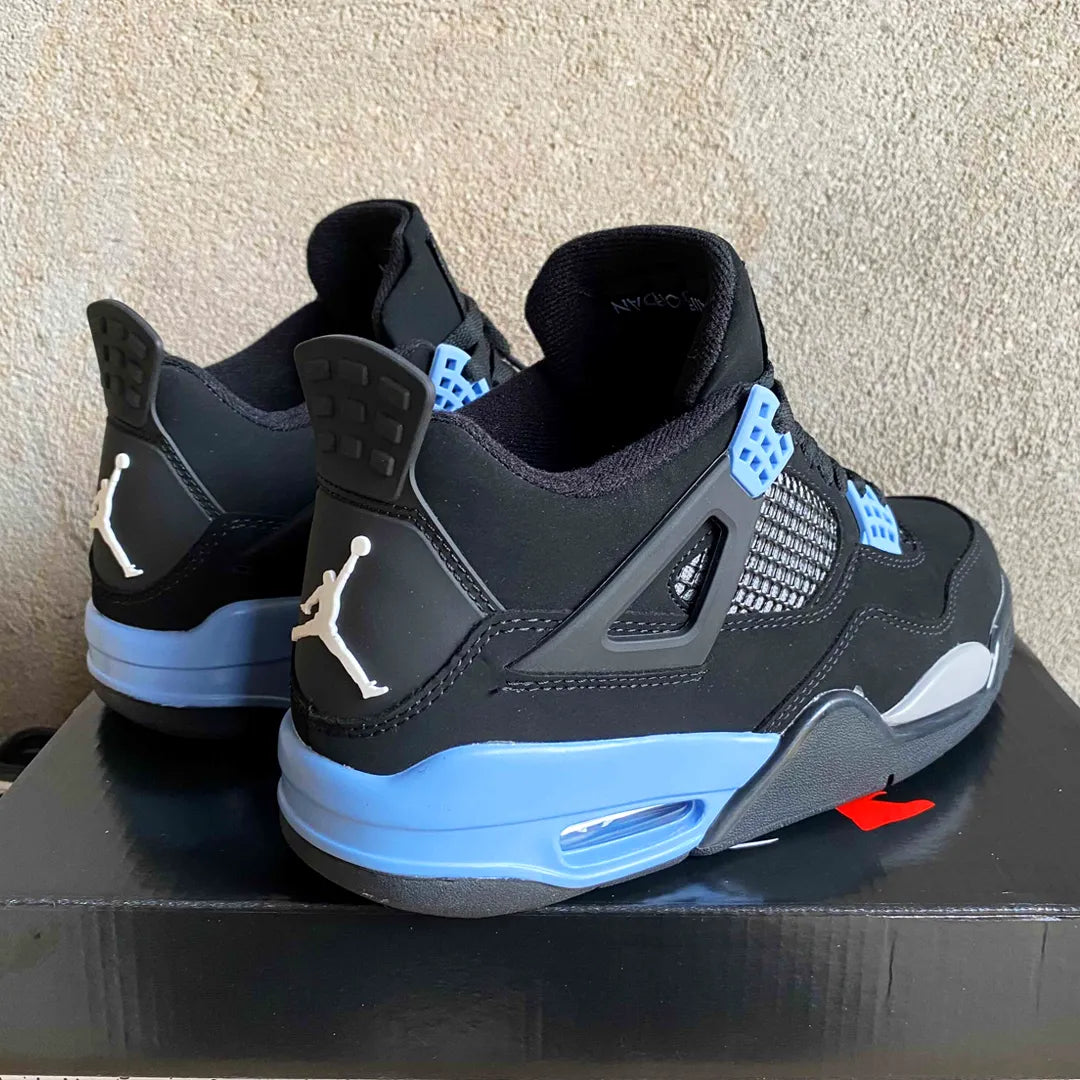 AJ 4 Black UNC Shoes Sneakers - nk0004444 image 4