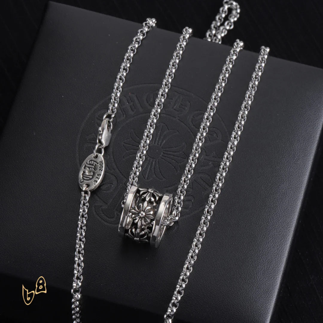 CH Cross Flower Ball Necklace - CH0036 image 5