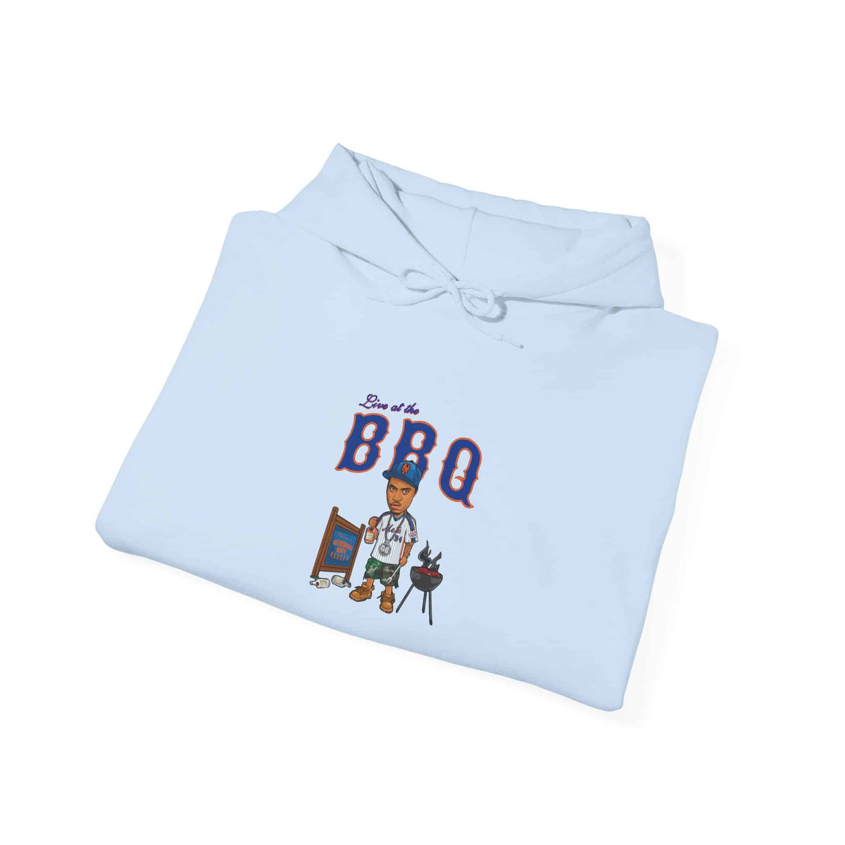 Rap Nas Live At The BBQ Hooded Sweatshirt image 23