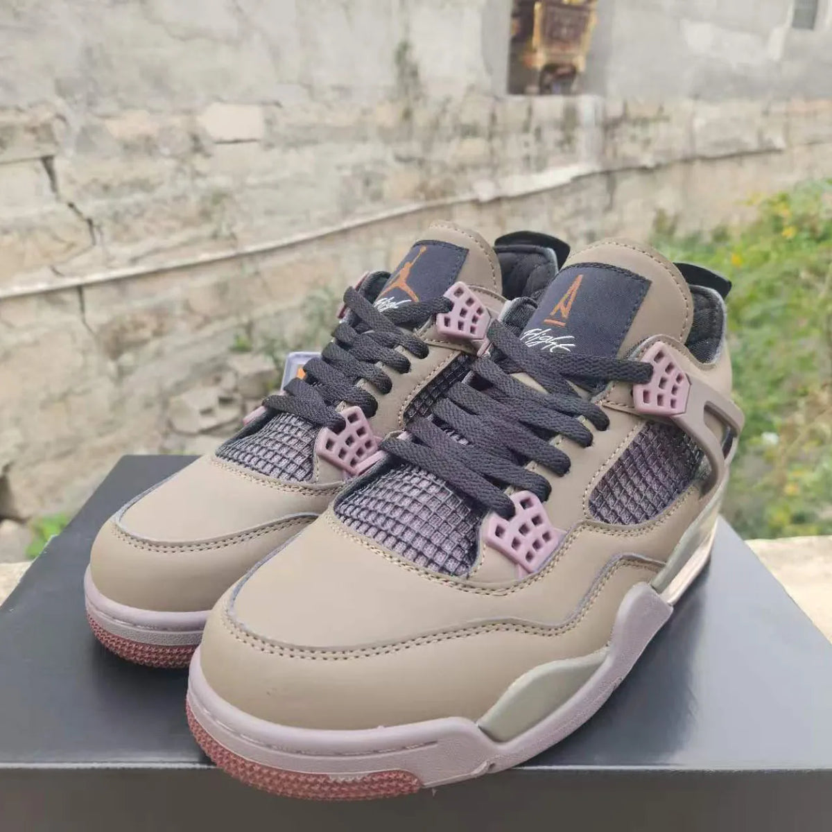 A Ma Maniére x AJ 4 Dark Mocha Shoes Sneakers - nk0005119 image 5
