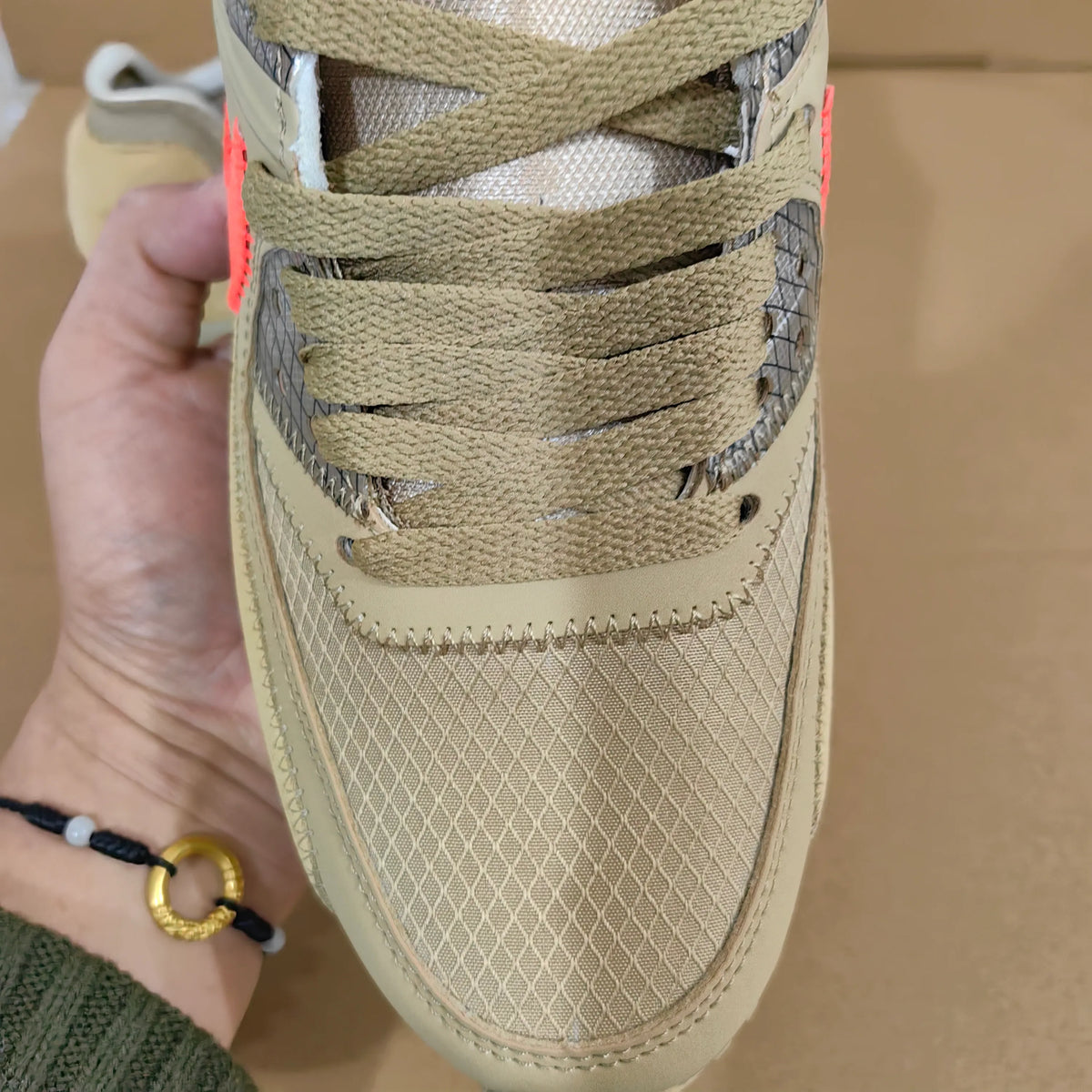 OW x AM 90 'Desert Ore' Shoes Sneakers – nk0004822 image 13