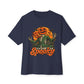 Spooky Season Unisex Oversized Boxy Tee - Navy, XL image
