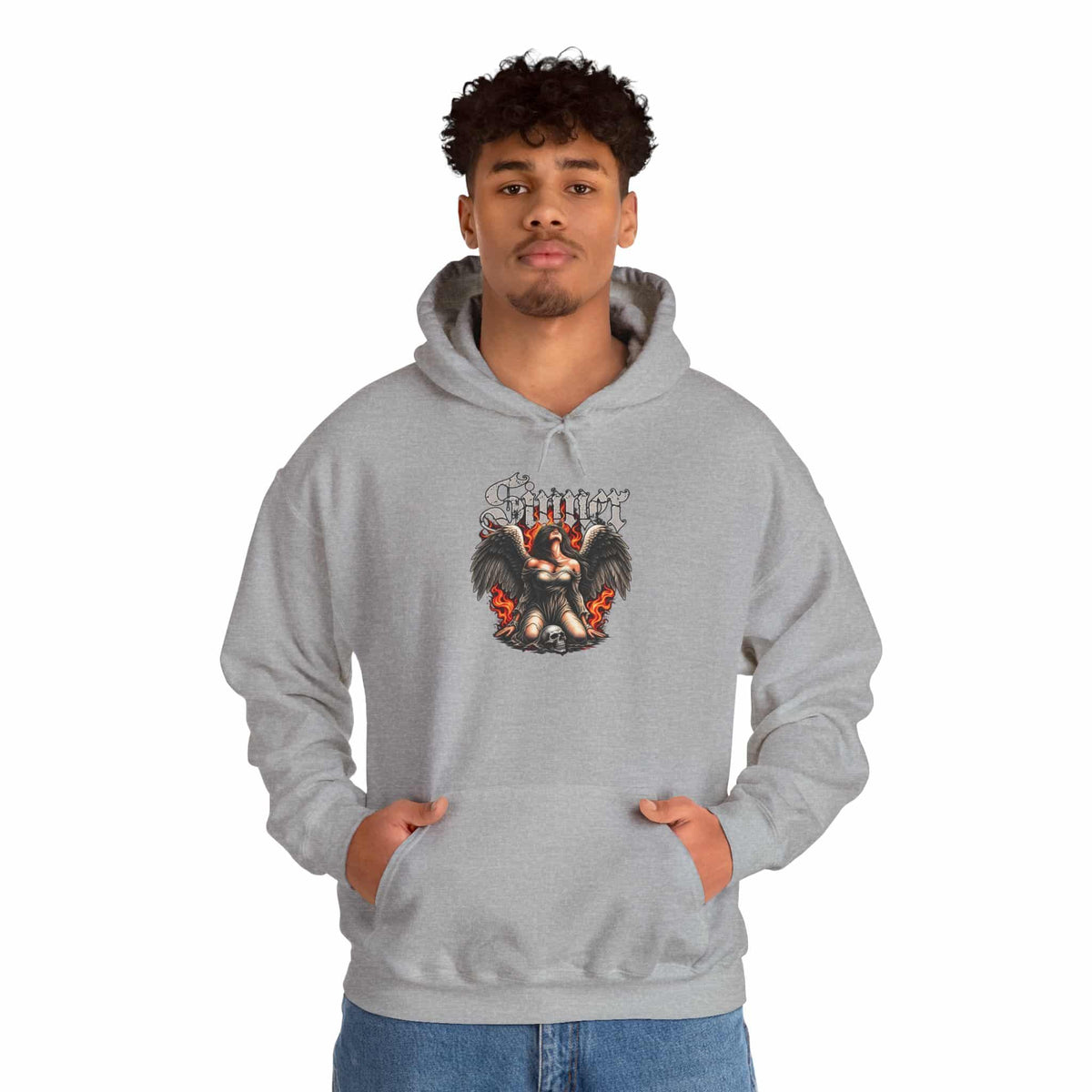 Sinner’s Flame Hooded Sweatshirt image 90
