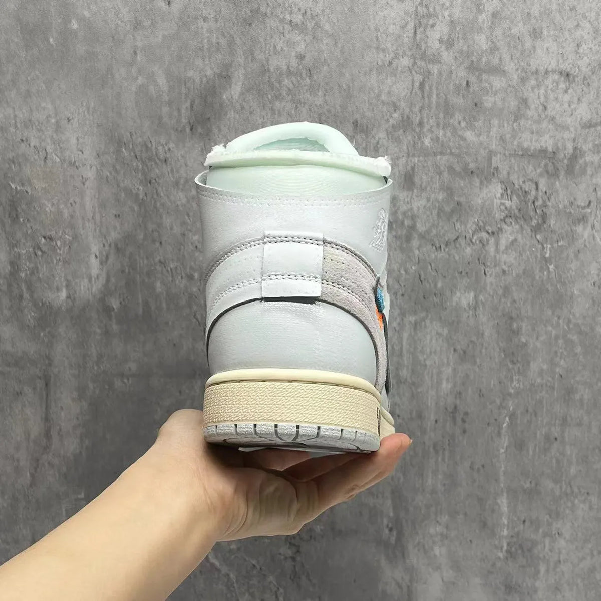 OW x AJ 1 High White Shoes Sneakers – nk0002621 image 11