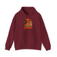 Midnight Cat Hooded Sweatshirt - L, Garnet image