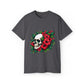 Flower Skull T-Shirt - Charcoal, XL image