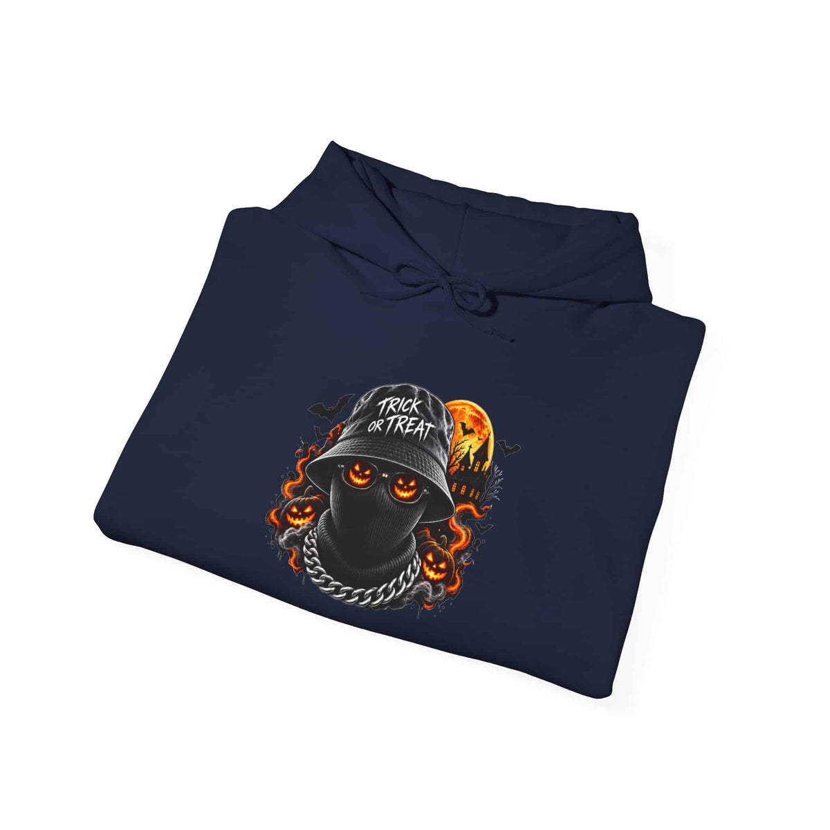 Spooky Streetwear Masked Hooded Sweatshirt image 71