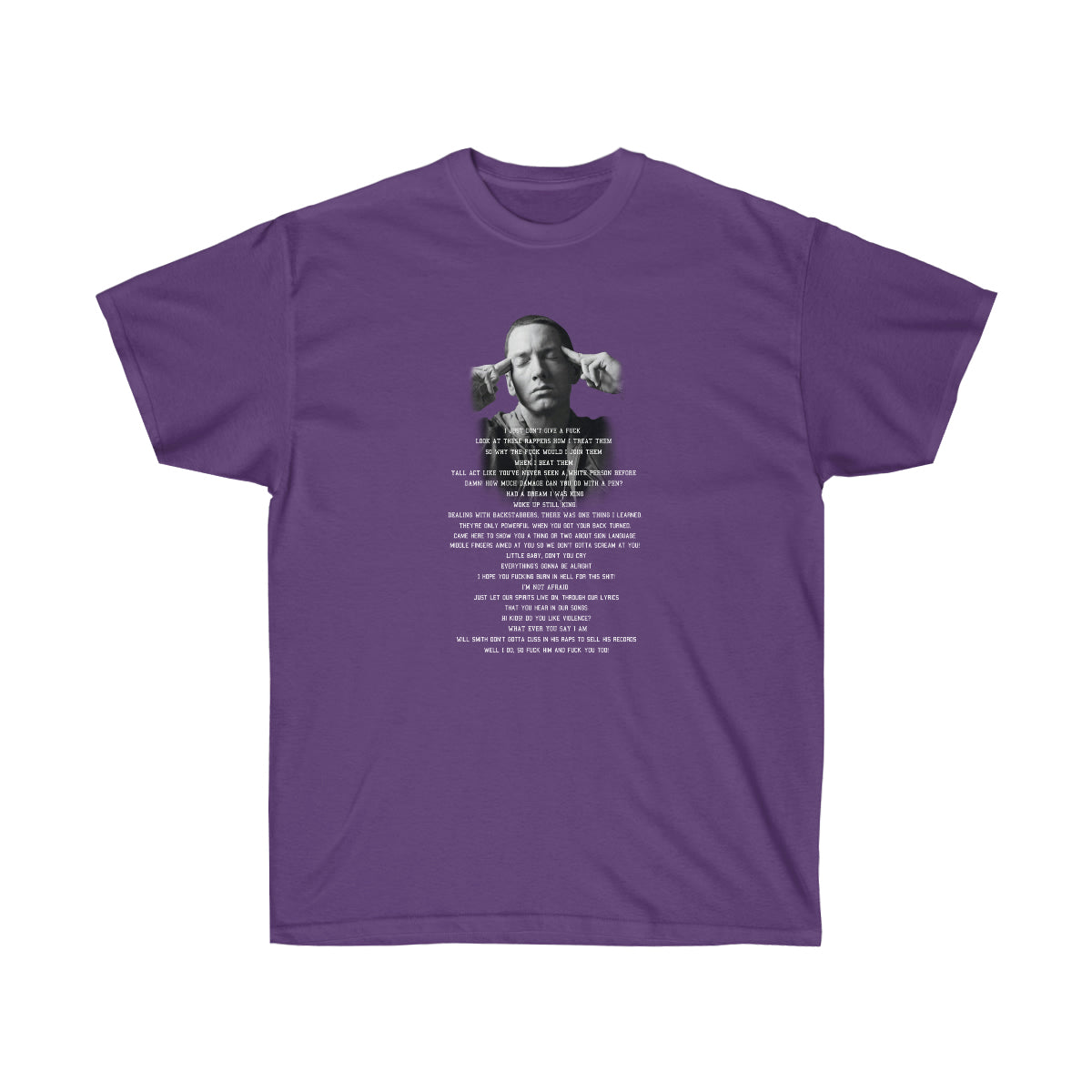 Had Dream I Was A King Men T-Shirt - Purple, S image