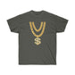Necklace Dollar Men T-Shirt - Charcoal, 2XL image