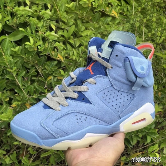 AJ 6 x Travis Scott Houston Oilers Light Blue Shoes Sneakers - nk0003785 image 2