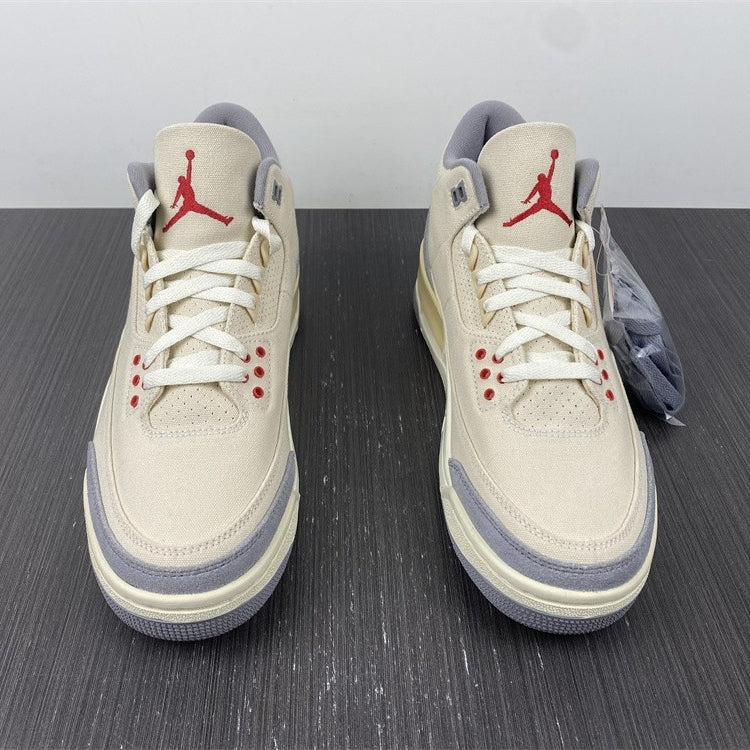 AJ 3 Muslin Shoes Sneakers - nk0002008 image 3