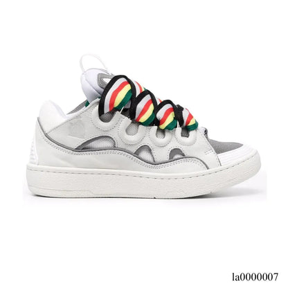 Lanvin Leather Curb White Multi Shoes Sneakers - la0000007 image 0