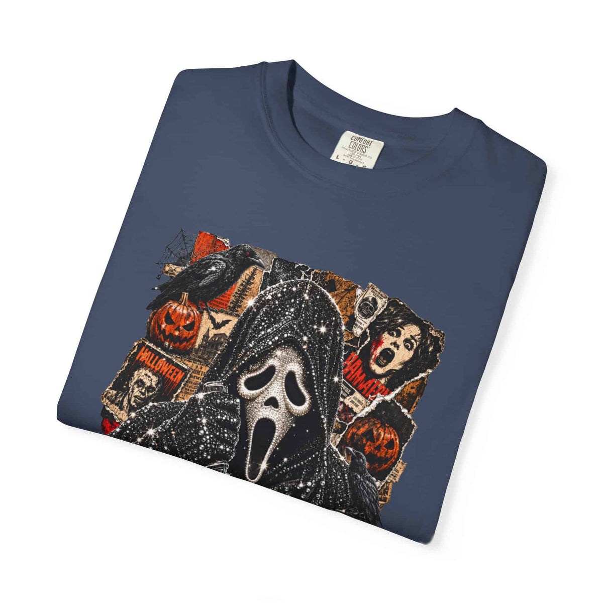 Halloween Horror Unisex Garment-Dyed T-shirt image 102