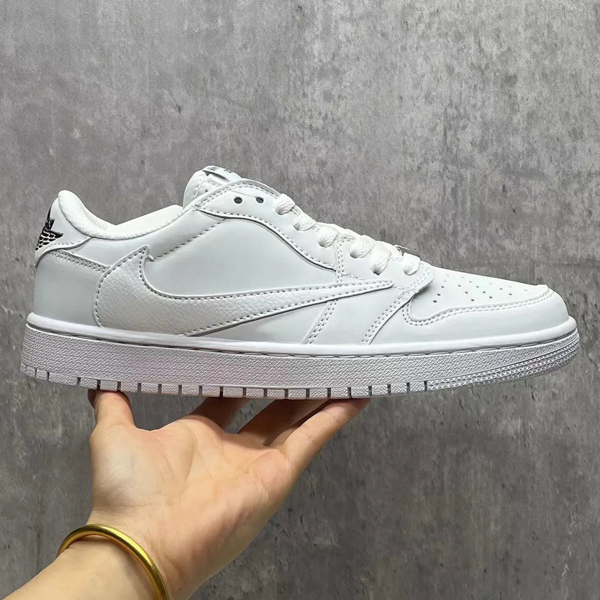 Travis Scott x AJ 1 Low White Party Shoes Sneakers - nk0004438 image 6