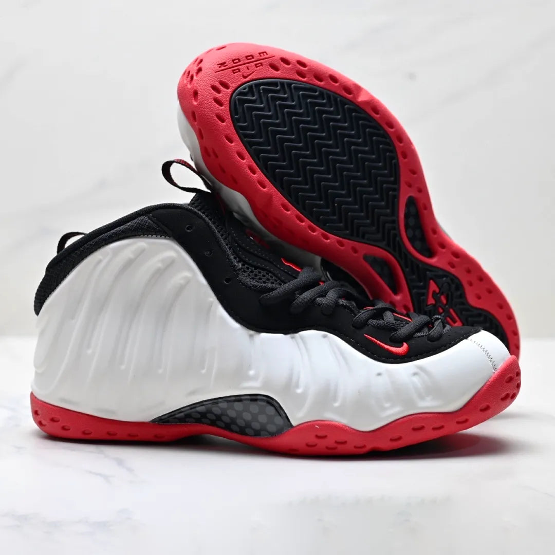 Air Foamposite One Red White Black Shoes Sneakers – nk0004546 image 3