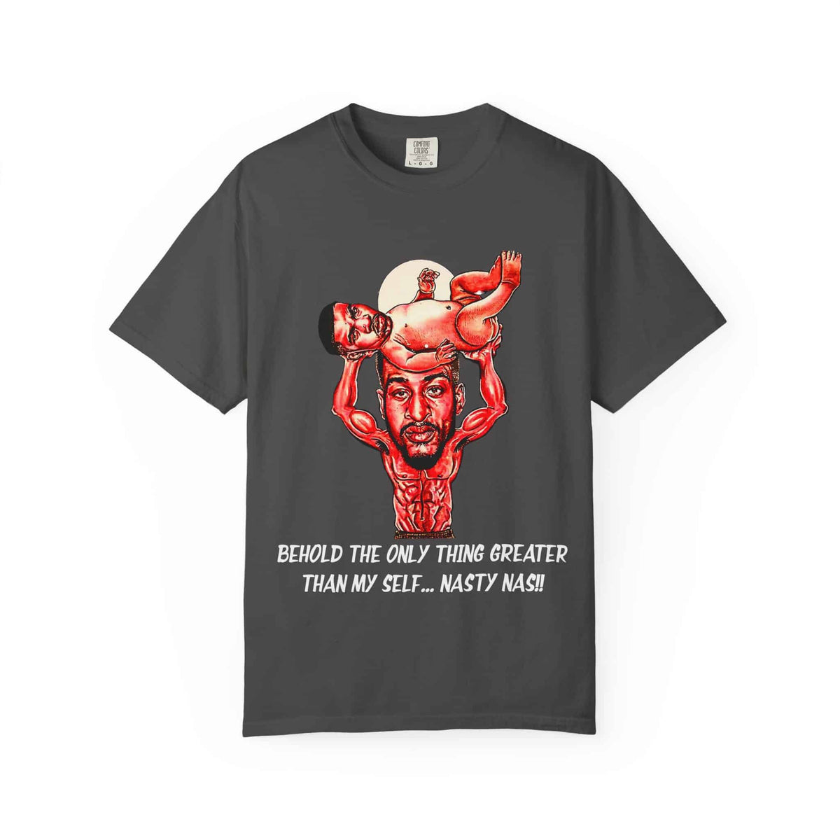 Nas The Last Word Unisex Garment-Dyed T-shirt image 8