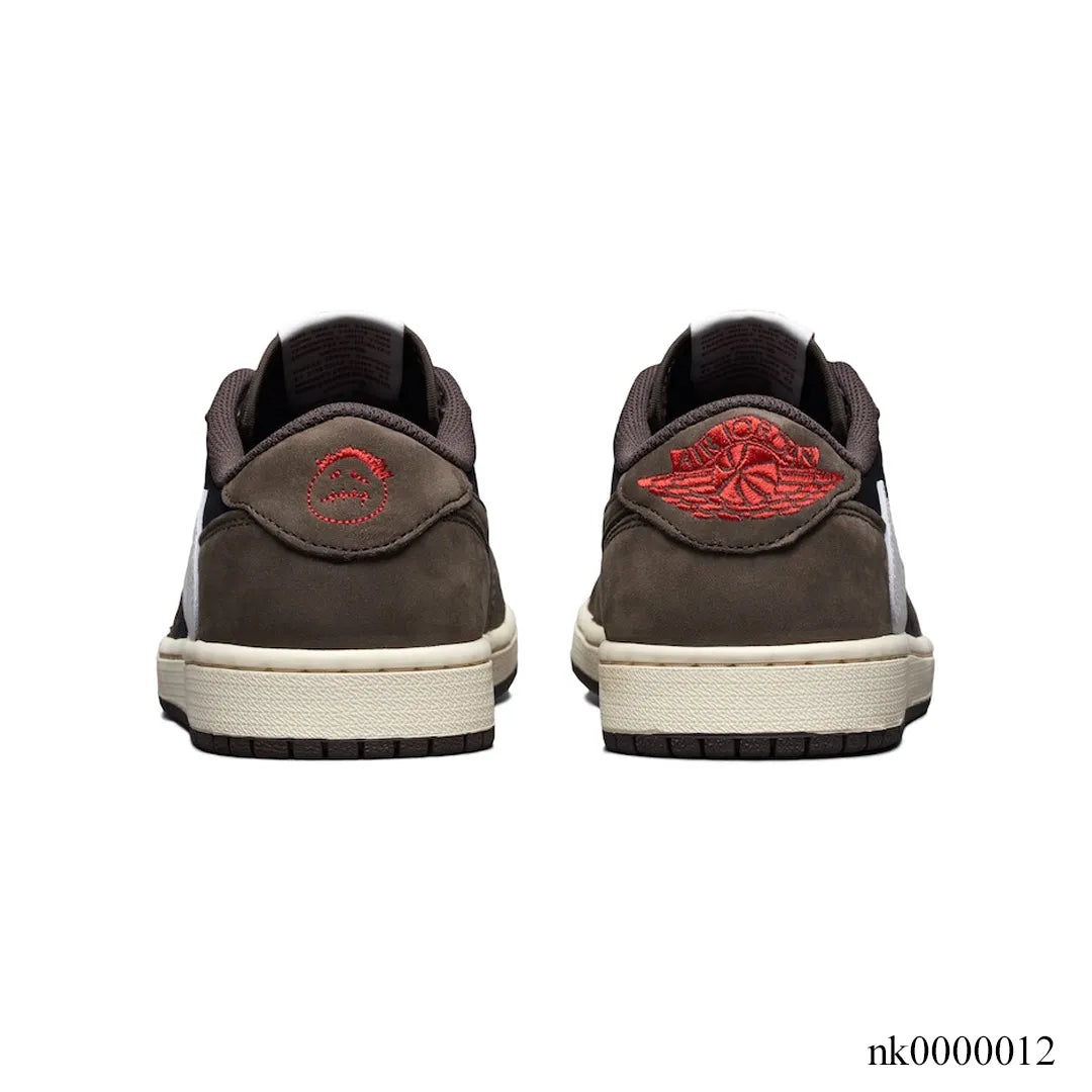 Travis Scott x AJ 1 Low OG Dark Mocha Shoes Sneakers - nk0000012 image 4