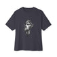 Crown of Faith 1 Unisex Oversized Boxy Tee - Dark Grey, XL image