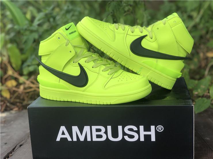 Dunk High Ambush Flash Lime Shoes Sneakers - nk0001696 image 2
