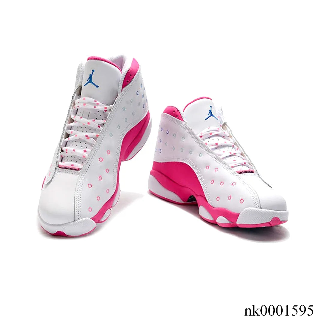 AJ 13 White Pink Blue Shoes Sneakers - nk0001595 image 5