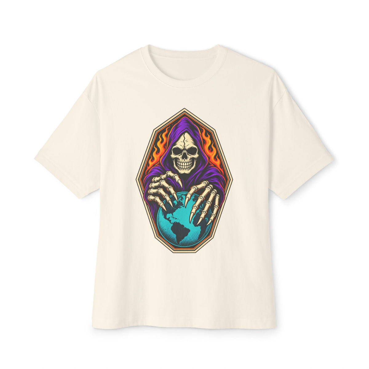 Soul Keeper Unisex Oversized Boxy Tee - Natural, XL image