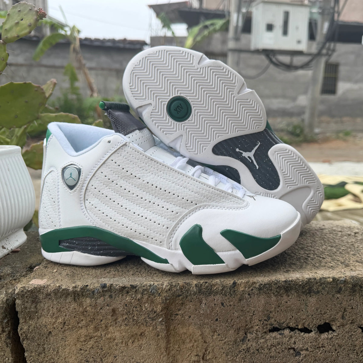 AJ 14 Retro "Forest Green" Shoes Sneakers - nk0005324 image 3