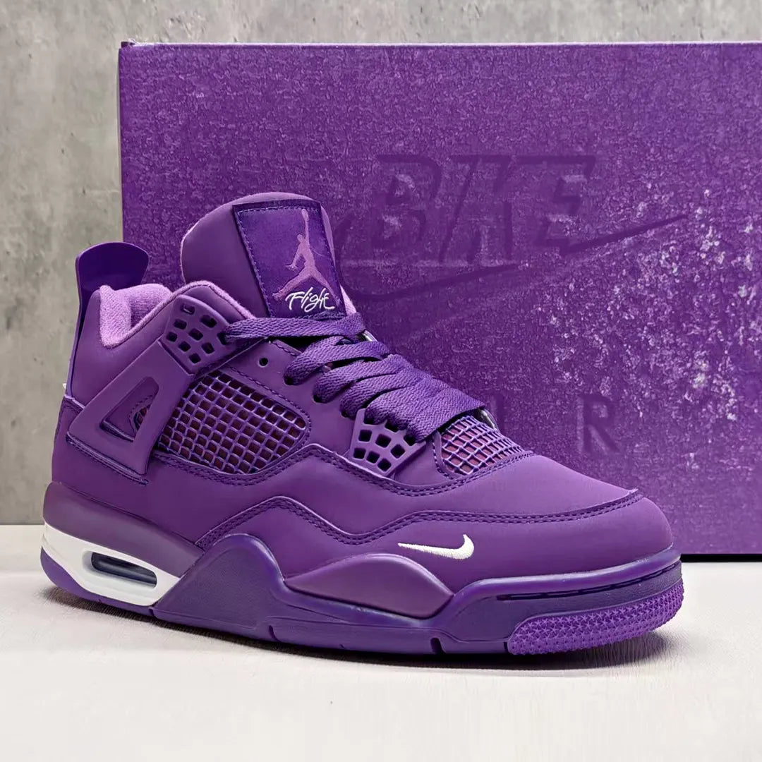 Nigel Sylvester x AJ 4 Purple Shoes Sneakers - nk0004676 image 3