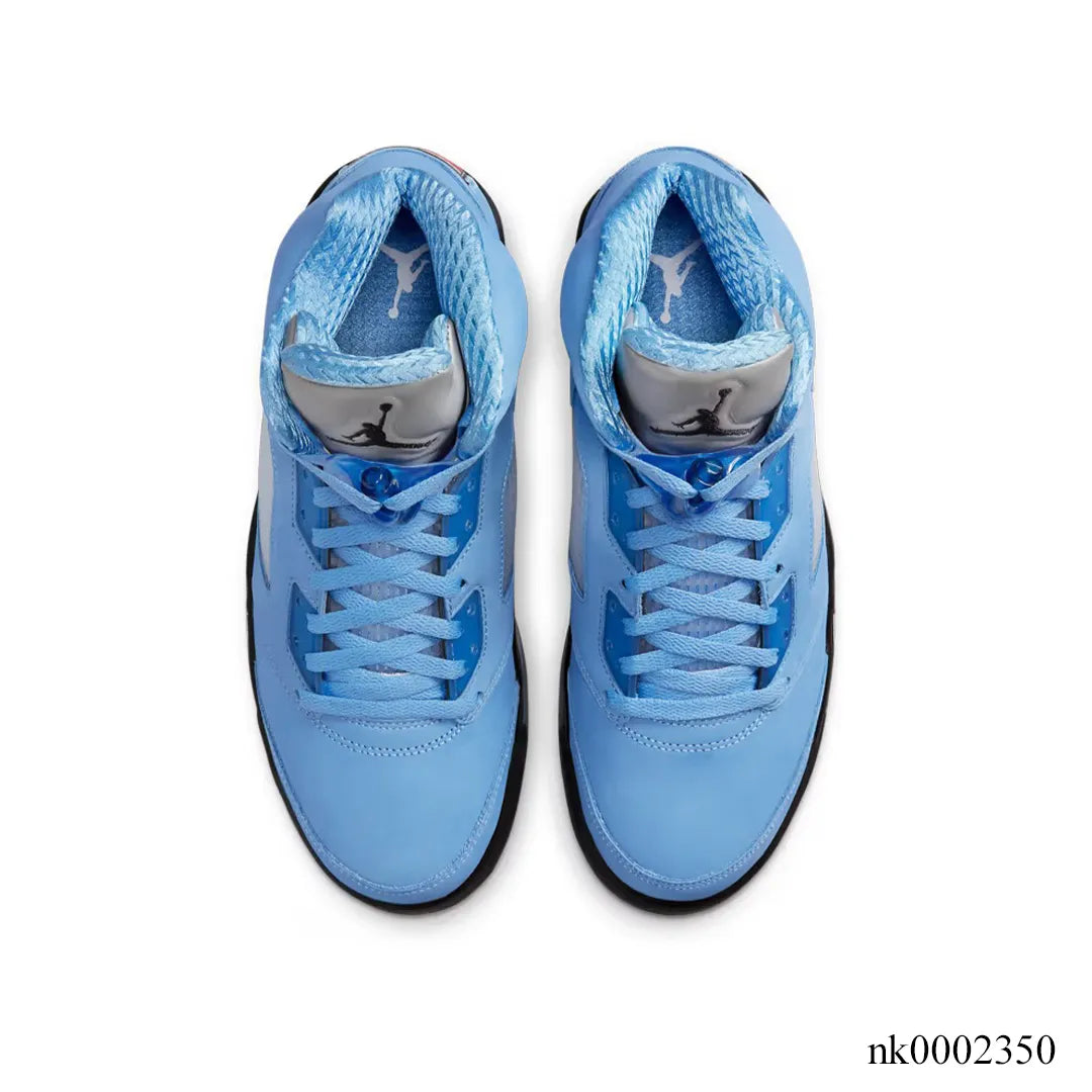 AJ 5 UNC University Blue Shoes Sneakers - nk0002350 image 3