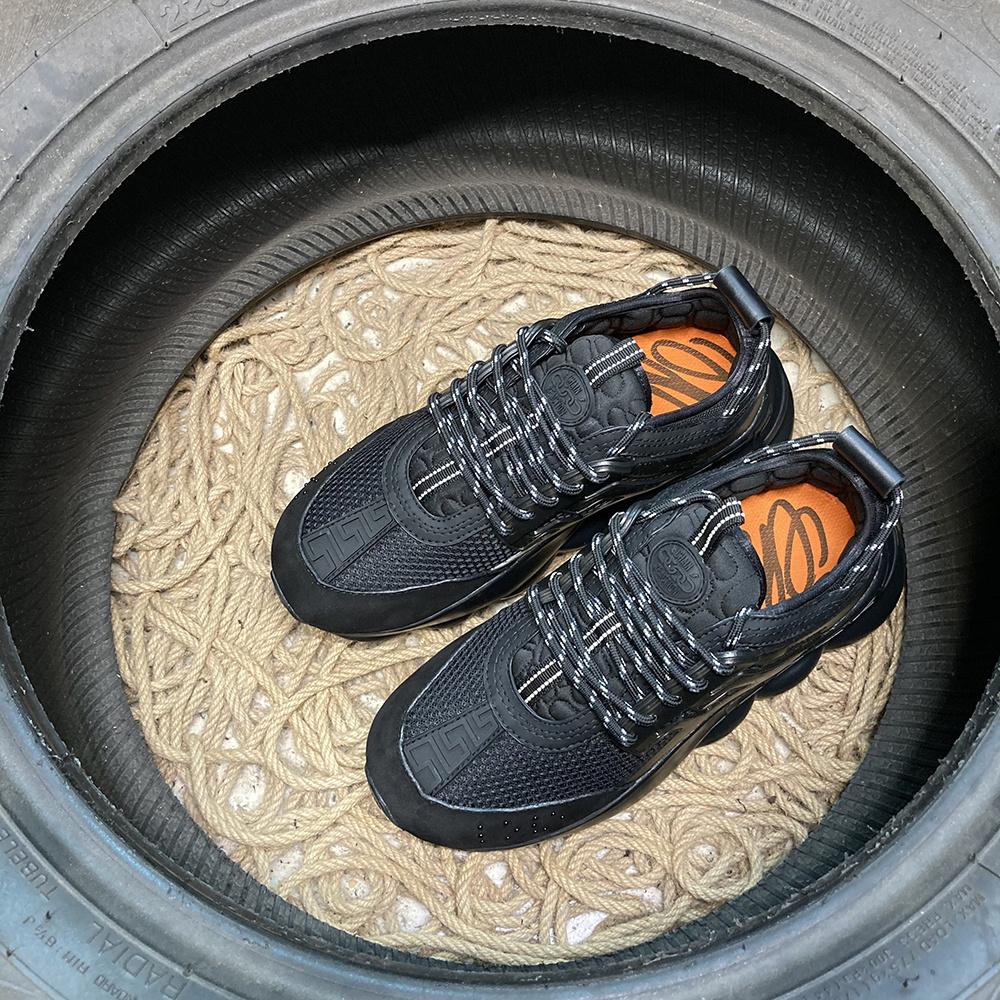 Chain Reaction Full Black Shoes Sneakers - ve0000001 image 5