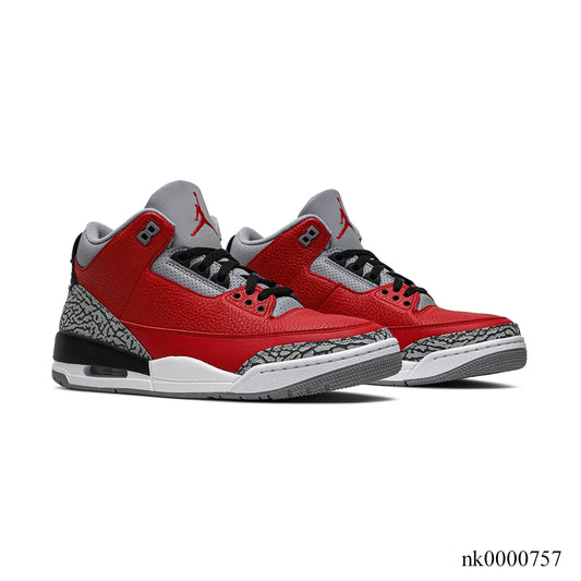 AJ 3 Retro SE Unite Fire Red Shoes Sneakers - nk0000757 image 2