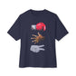 Rap Is My Life Unisex Oversized Boxy Tee - Navy, 2XL image