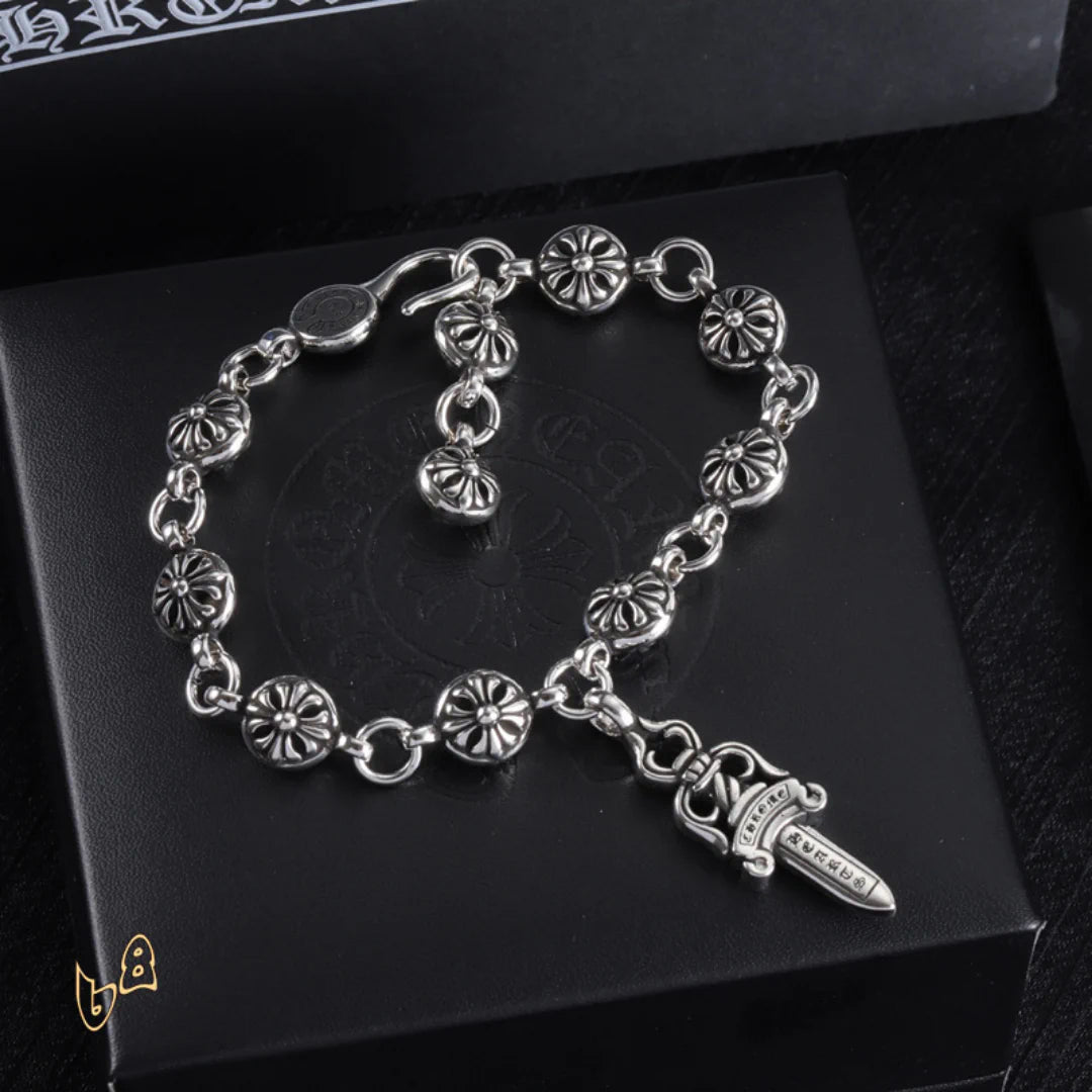 CH Cross Flower Ball Bracelet  - CH0072 image 0