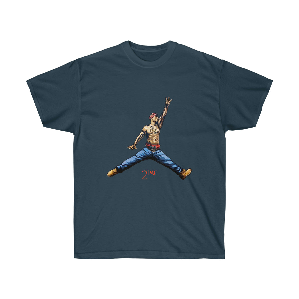 2Pac Limited Edition Men T-Shirt - Blue Dusk, XL image