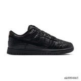 Dunk Low Black Croc Skin Shoes Sneakers - nk0004665 image 0