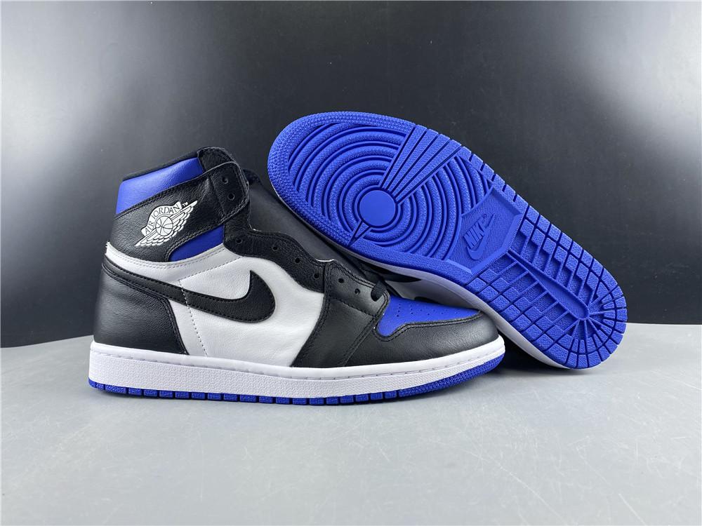 AJ 1 Retro High Black Game Royal Shoes Sneakers - nk0000685 image 7