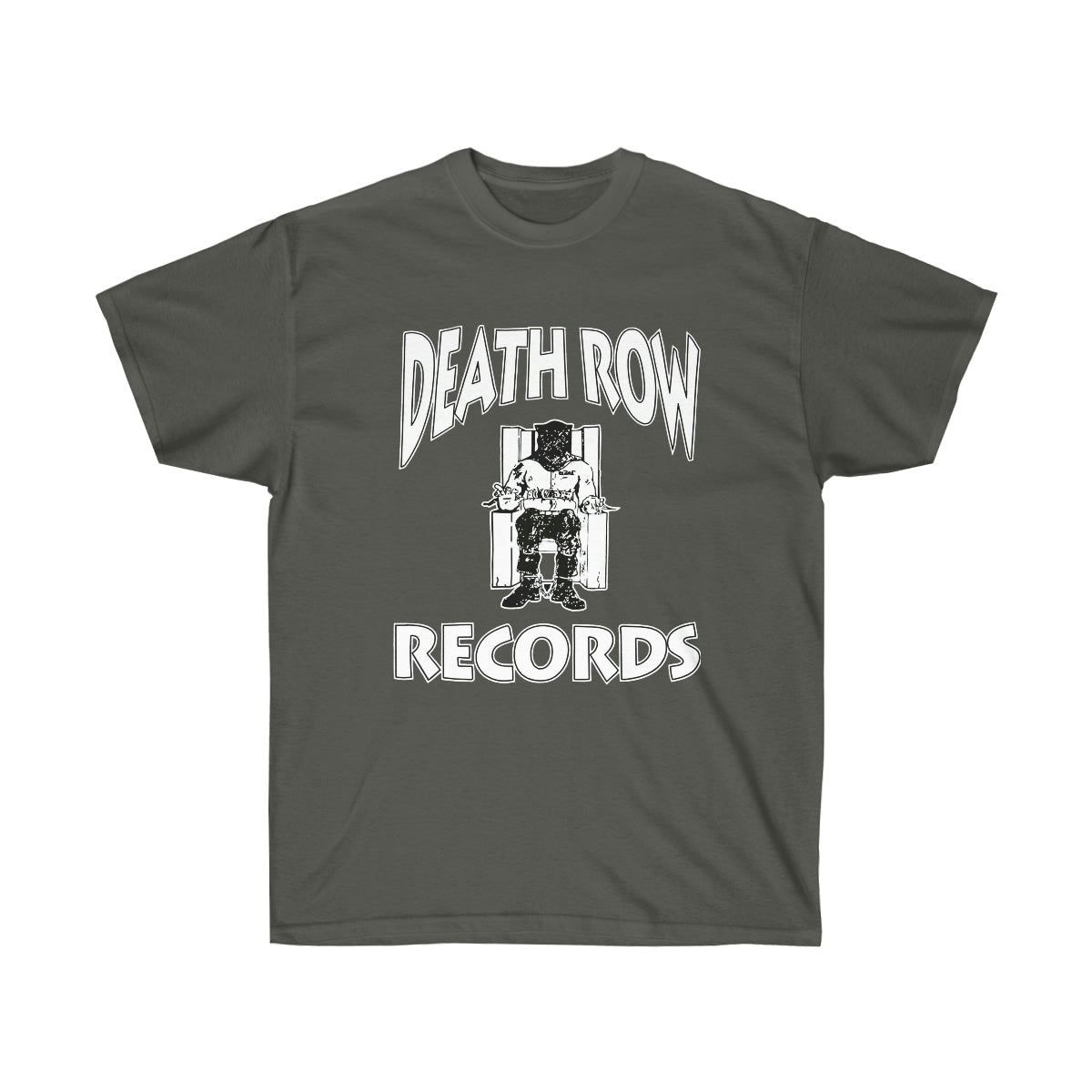 White Death Row Men T-Shirt image 6
