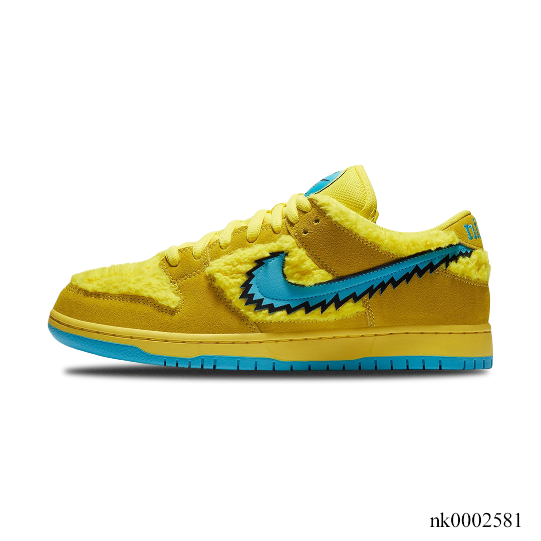 SB Dunk Low Grateful Dead Bears Opti Yellow Shoes Sneakers - nk0002581 image 1