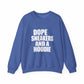 Graphic Print Crewneck Sweatshirt - POD0036 image 4