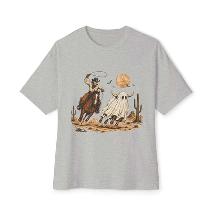 Halloween Cowboy Unisex Oversized Boxy Tee image 45