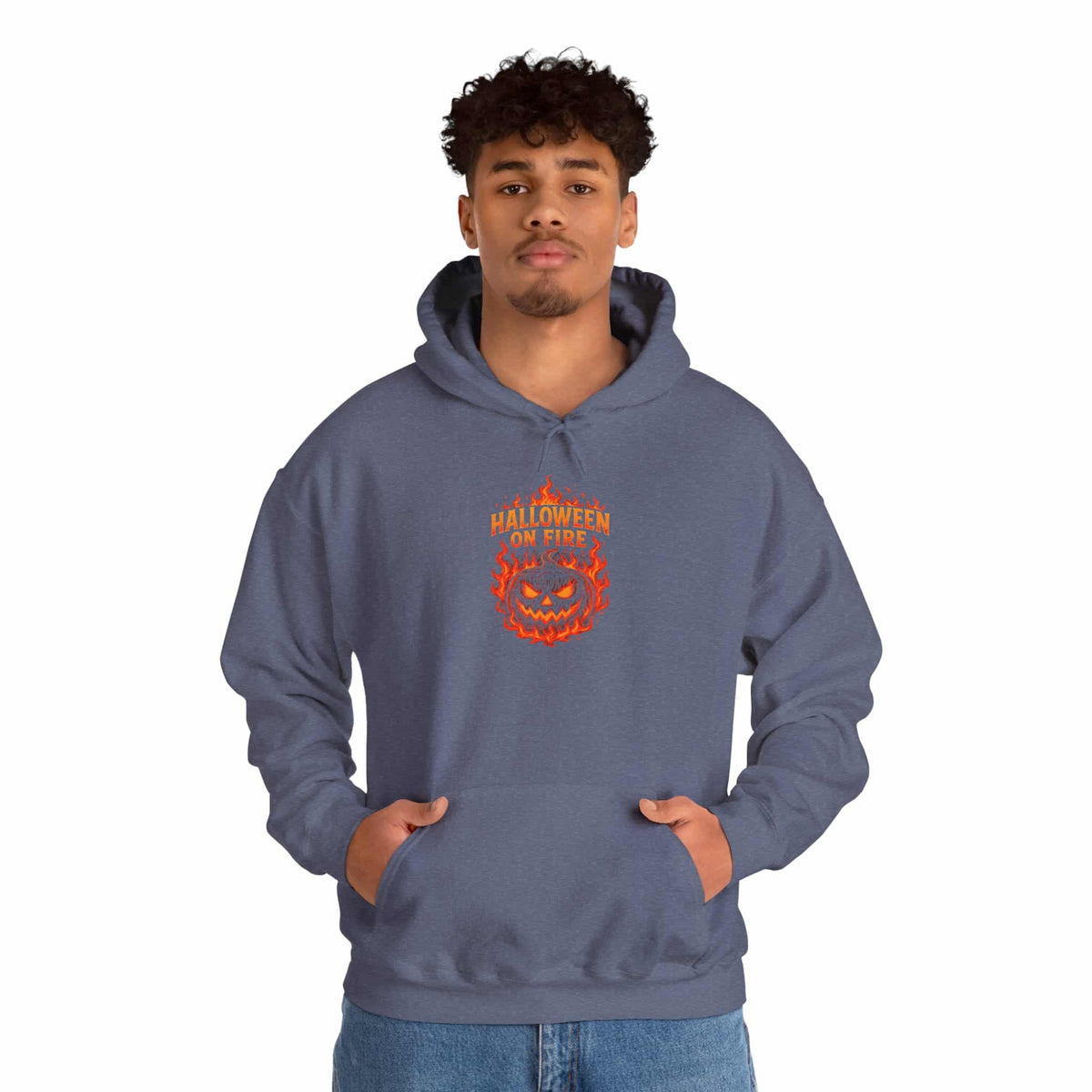 Halloween on Fire Hooded Sweatshirt image 82