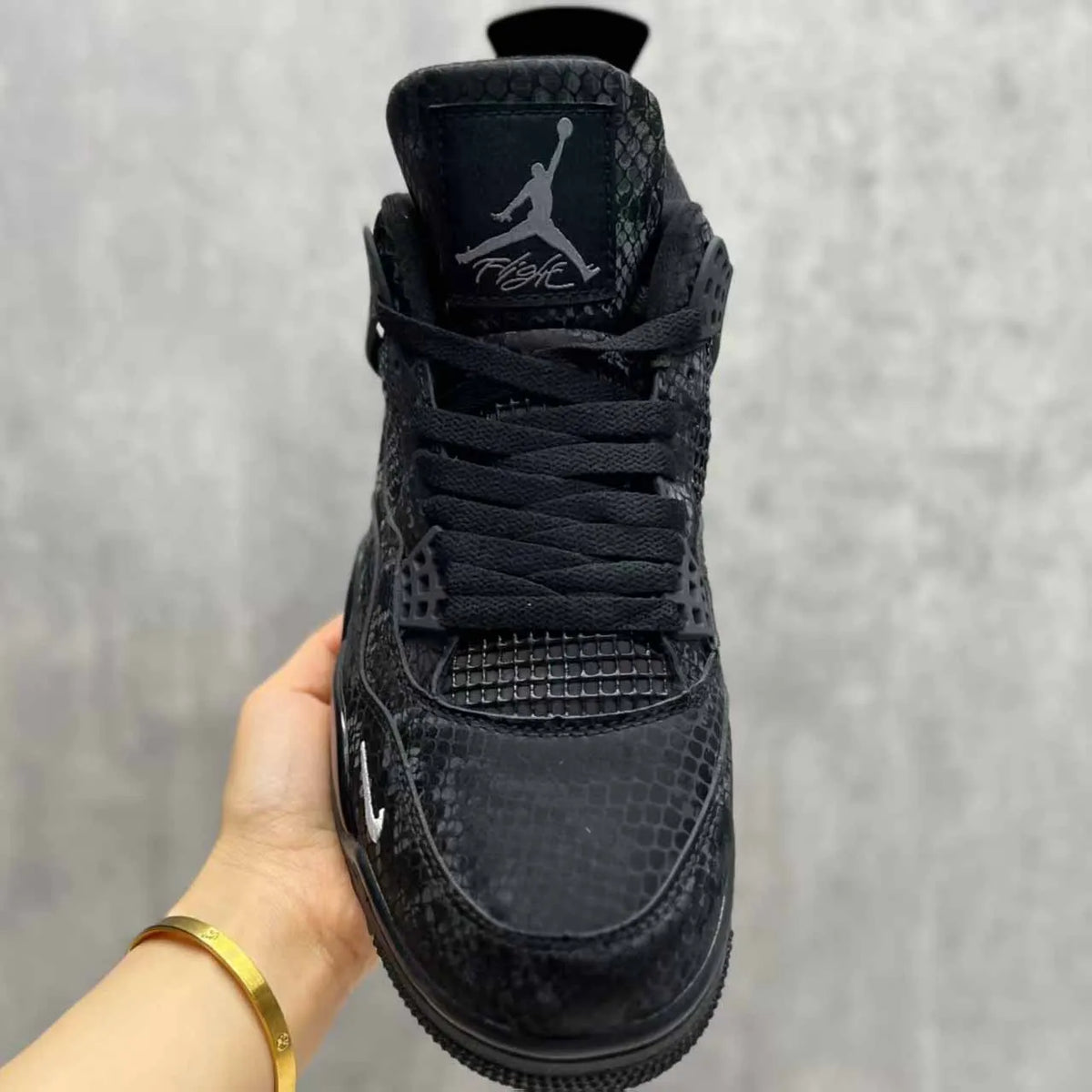 Nigel Sylvester x AJ 4 Black Mamba Shoes Sneakers – nk0004379 image 4