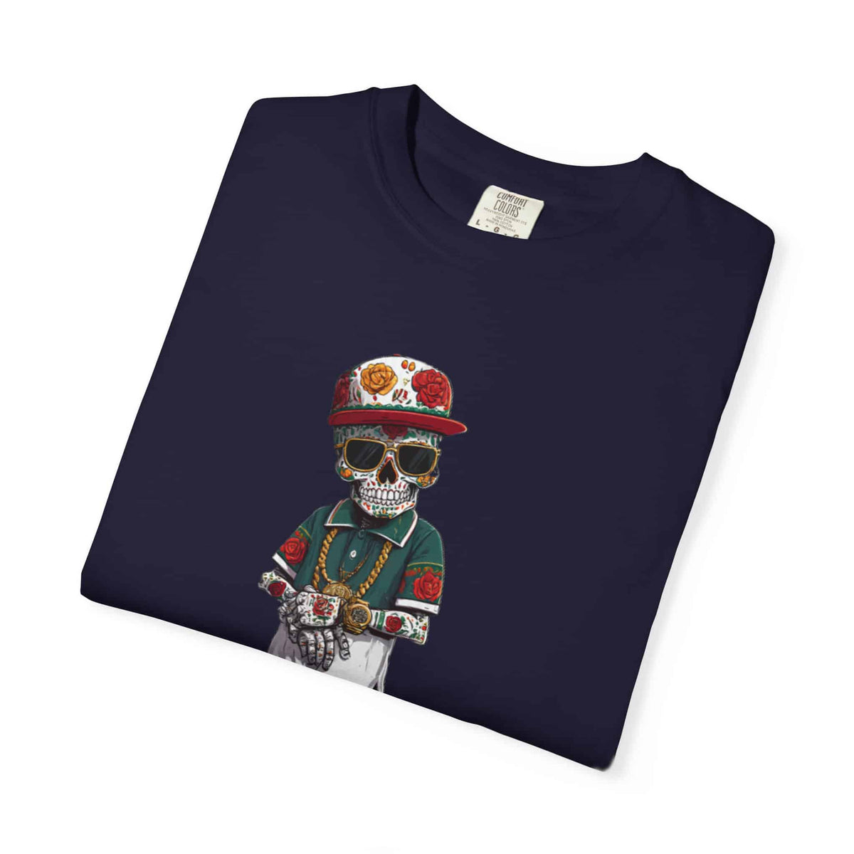 Skull Luxury Unisex Garment-Dyed T-shirt image 68