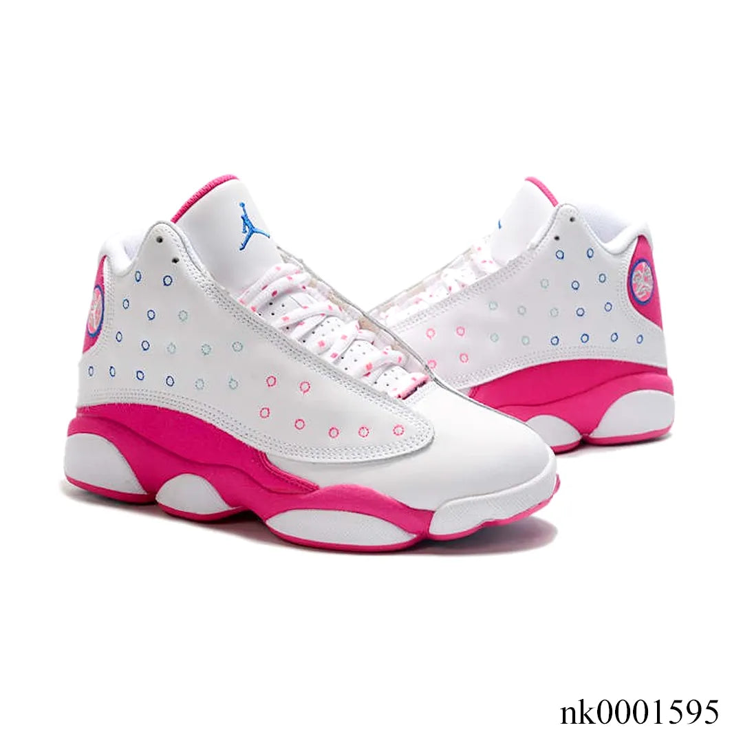 AJ 13 White Pink Blue Shoes Sneakers - nk0001595 image 4