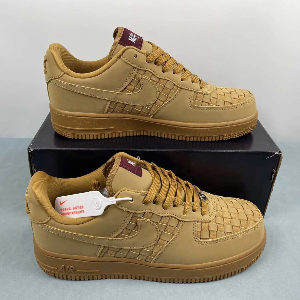 AF 1 Low Retro Premium "Wheat" Shoes Sneakers - nk0005388 image 4