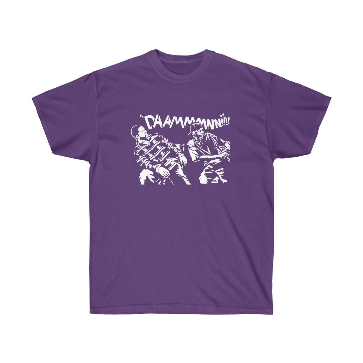 Rap Friday Movies Damnnnn Men T-Shirt - Purple, 3XL image