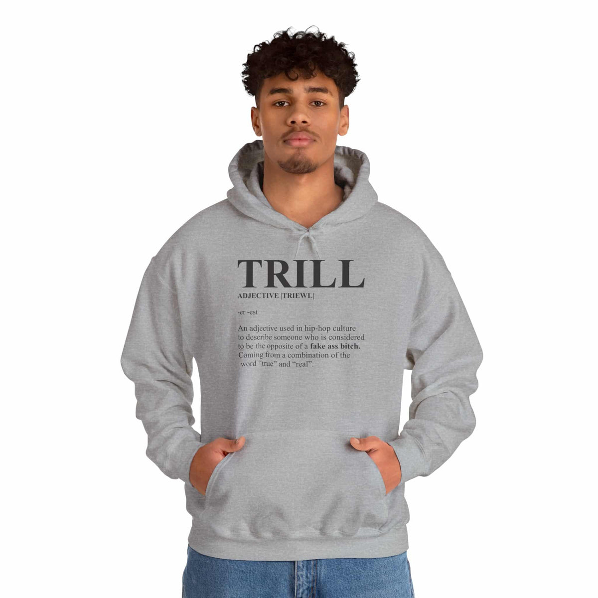 Trill Definition Unisex Heavy Blend™ Hooded Sweatshirt image 4